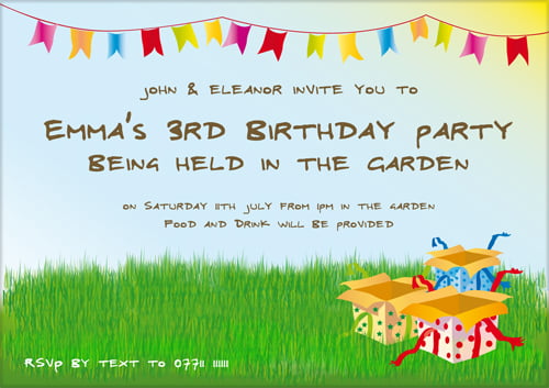 Birthday Party Invitation