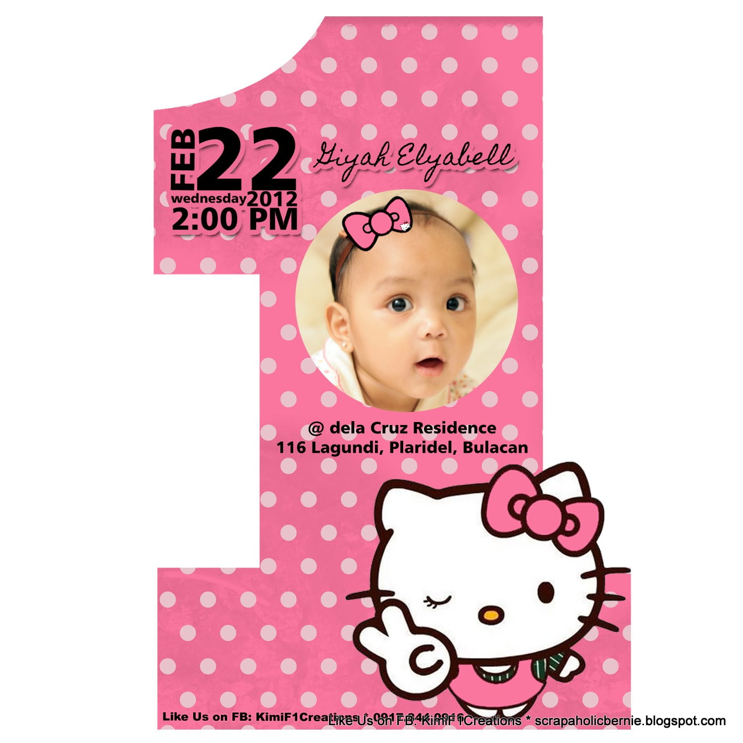 printable hello kitty birthday invitations free