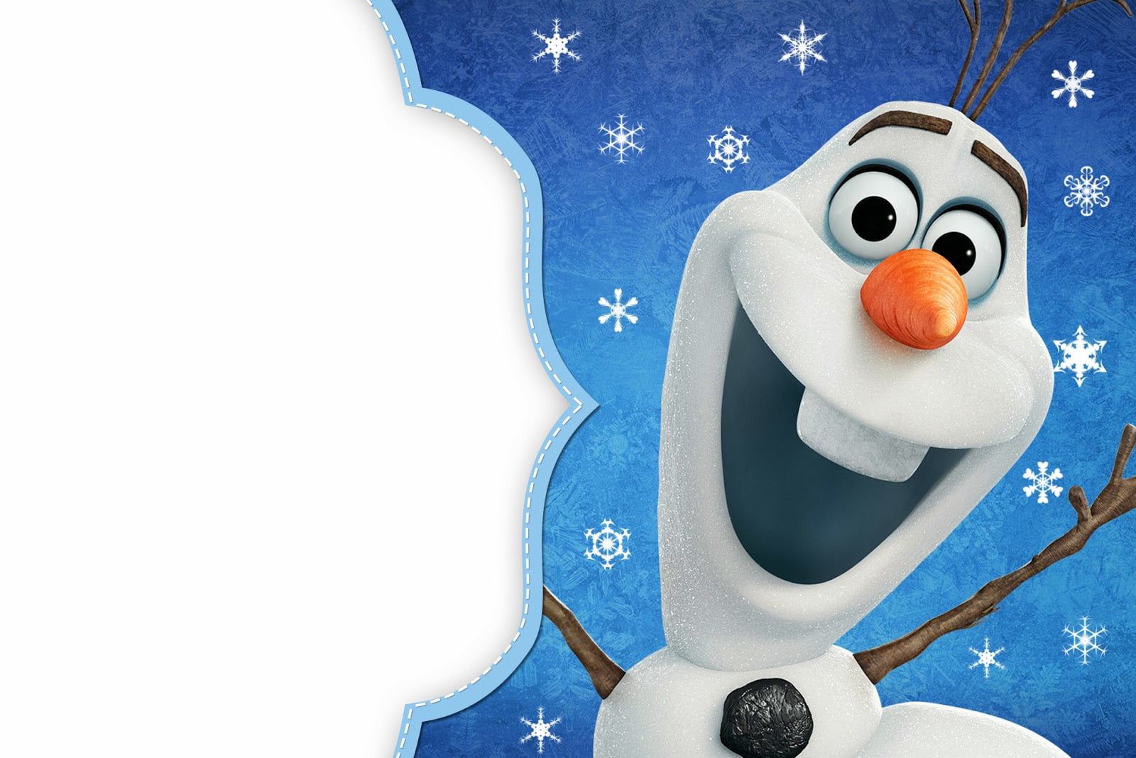 Free Printable Frozen Birthday Invitation