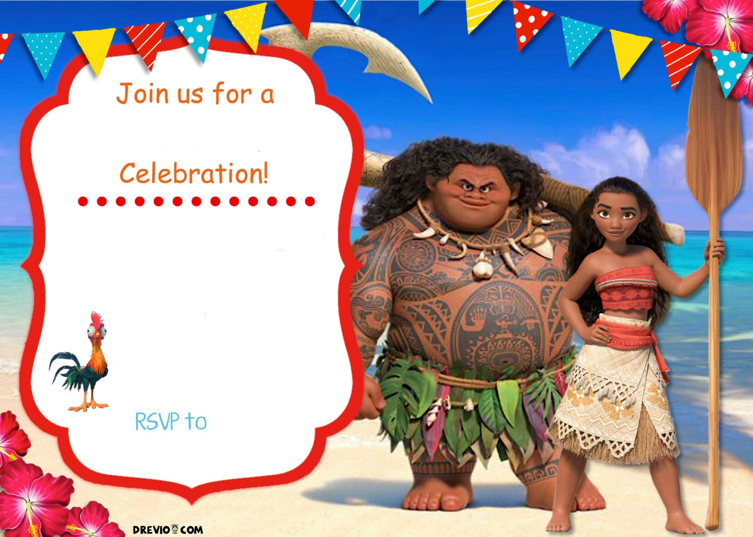 Free-Printable-Moana-Invitation-Template