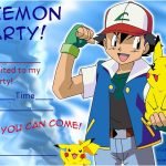 FREE Pokemon Pikachu Birthday Invitation Template