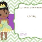FREE Printable Princess Tiana Birthday Invitation Template