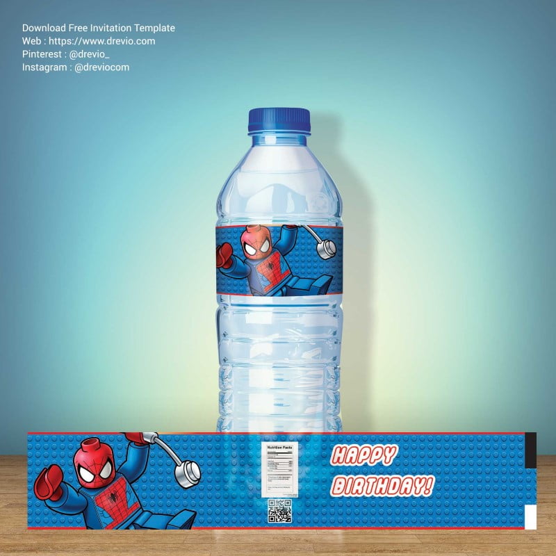 FREE-LEGO-Spiderman-Water-Bottle-Label-Preview (Custom)