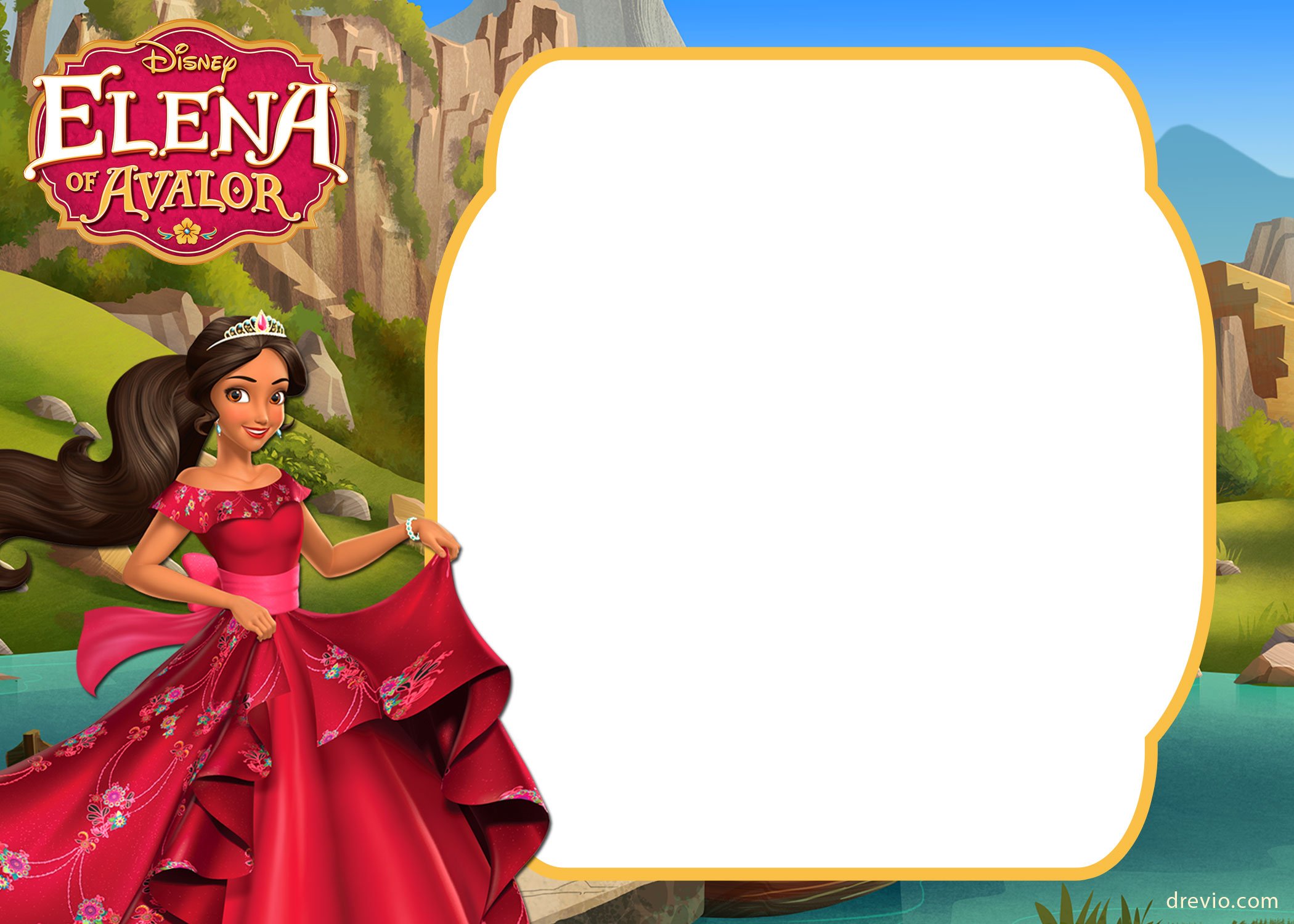 FREE-Blank-Elena-of-Avalor-Invitation-Template