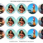 FREE Moana Cupcake Toppers – Printable