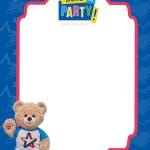 FREE Build-a-Bear Birthday Invitation Template