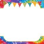 FREE Tie Dye Invitation Template