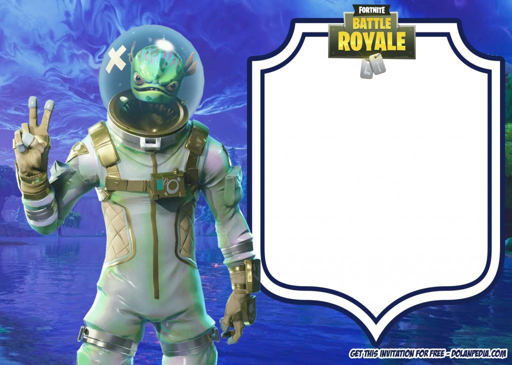 FREE Leviathan Fortnite Invitation Template