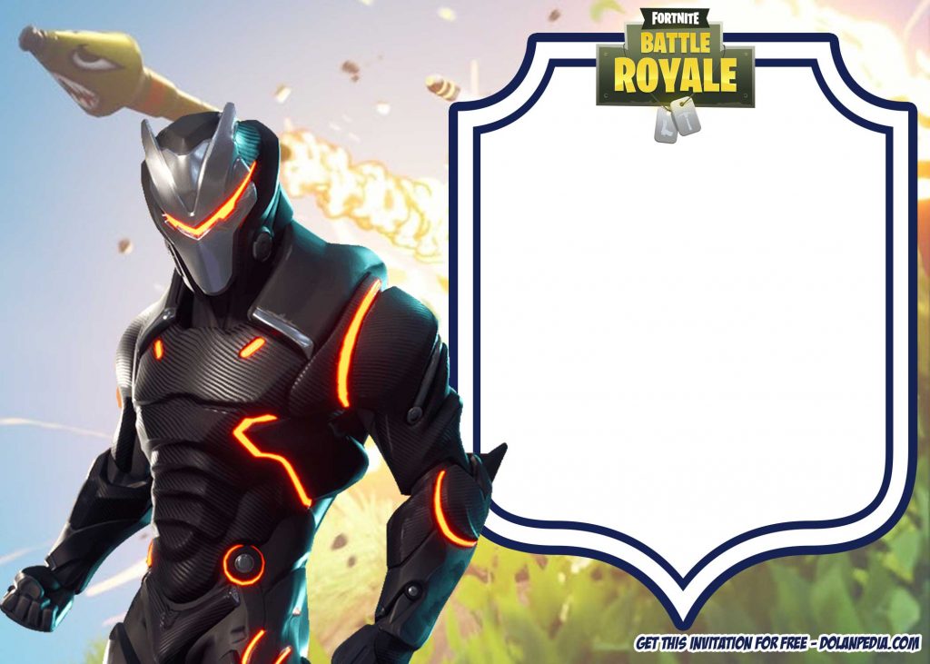 FREE Omega Fortnite Invitation Template