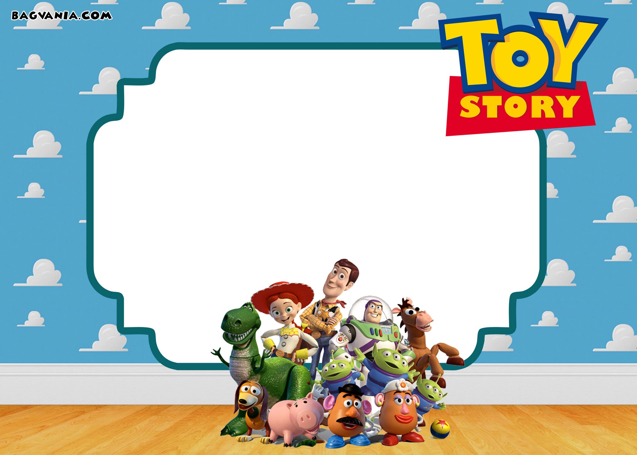 FREE Printable Toy Story Invitation All Characters