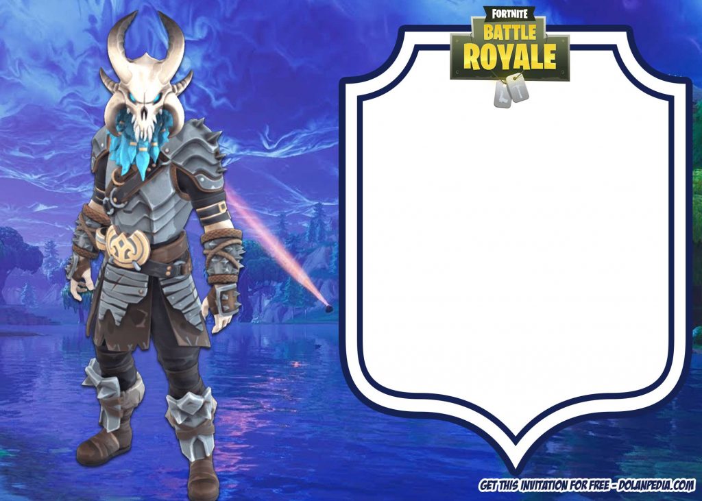 FREE Ragnarok Fortnite Invitation Template