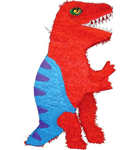T Rex pinata close up