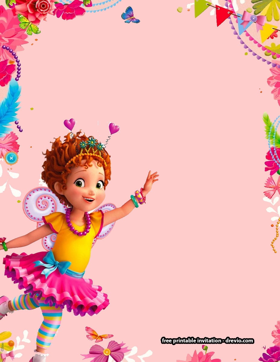 FREE Fancy Nancy Invitation Template