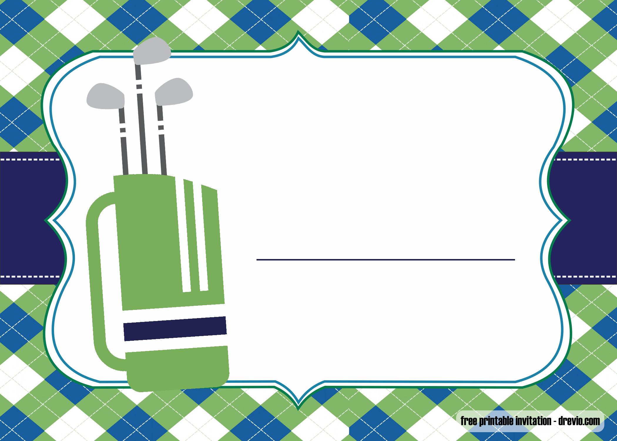 FREE Golf Invitation Template