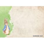 FREE Peter Rabbit invitation template