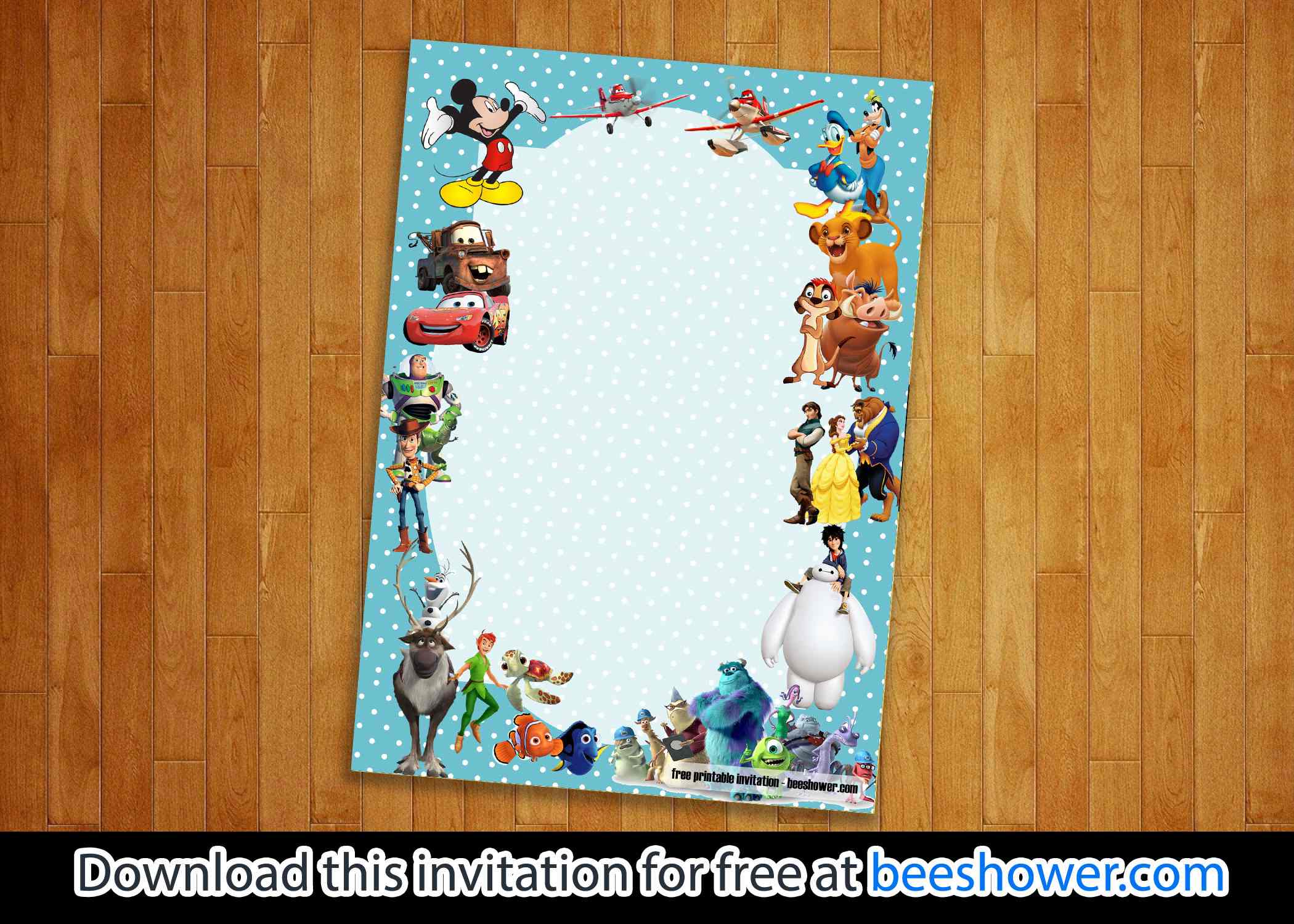 disney baby shower invitations 6