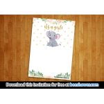 FREE Printable Elephant Baby Shower Invitations Templates