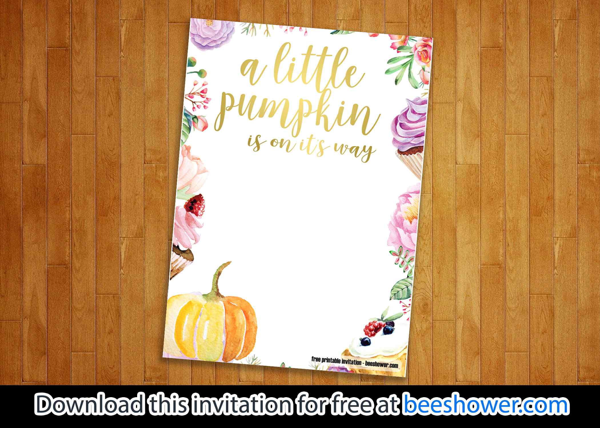 fall baby shower invitations 6