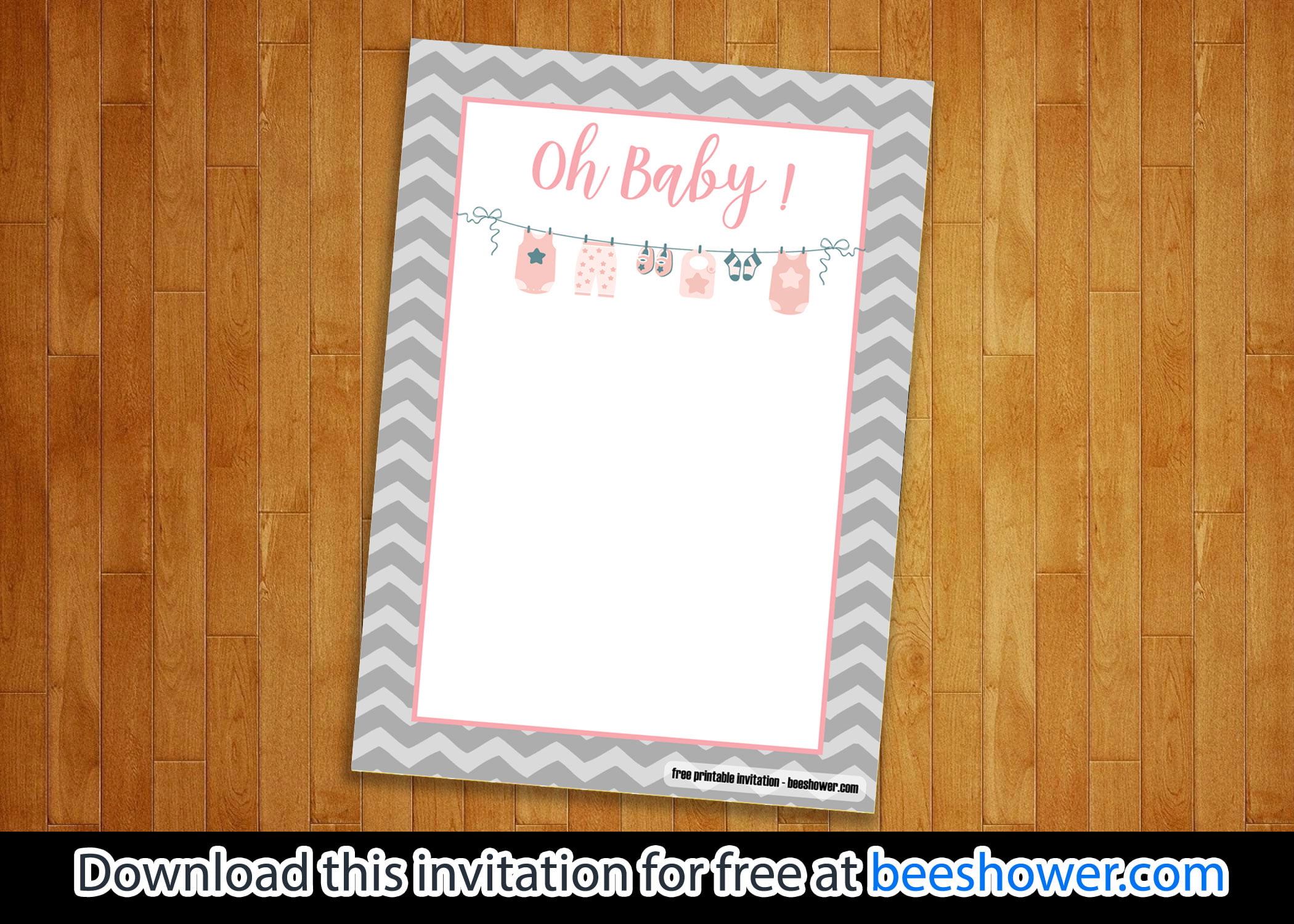 onesie baby shower invitations 6