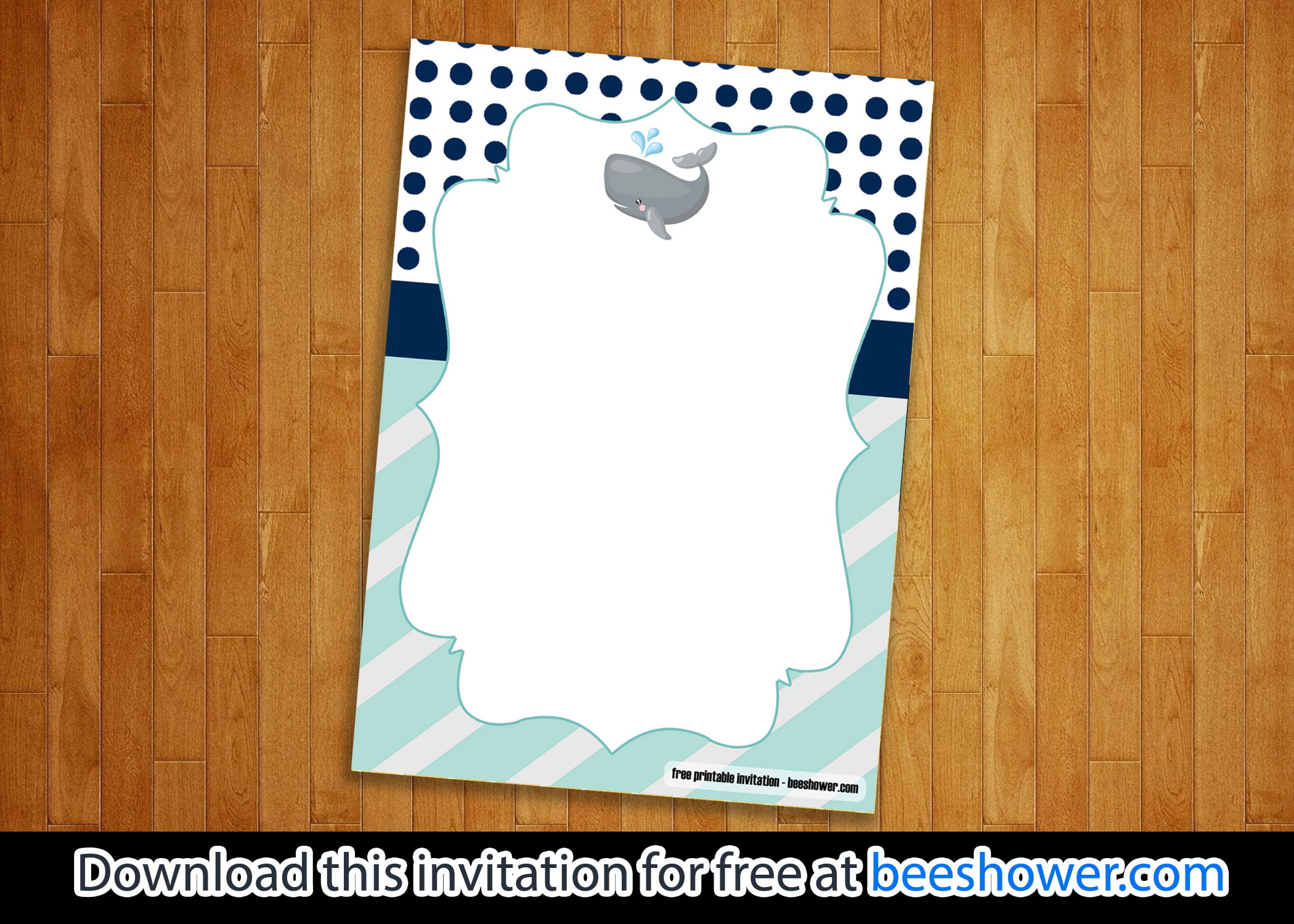 whale baby shower invitations 6