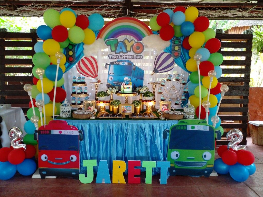 Tayo Little Bus birthday party ideas 4