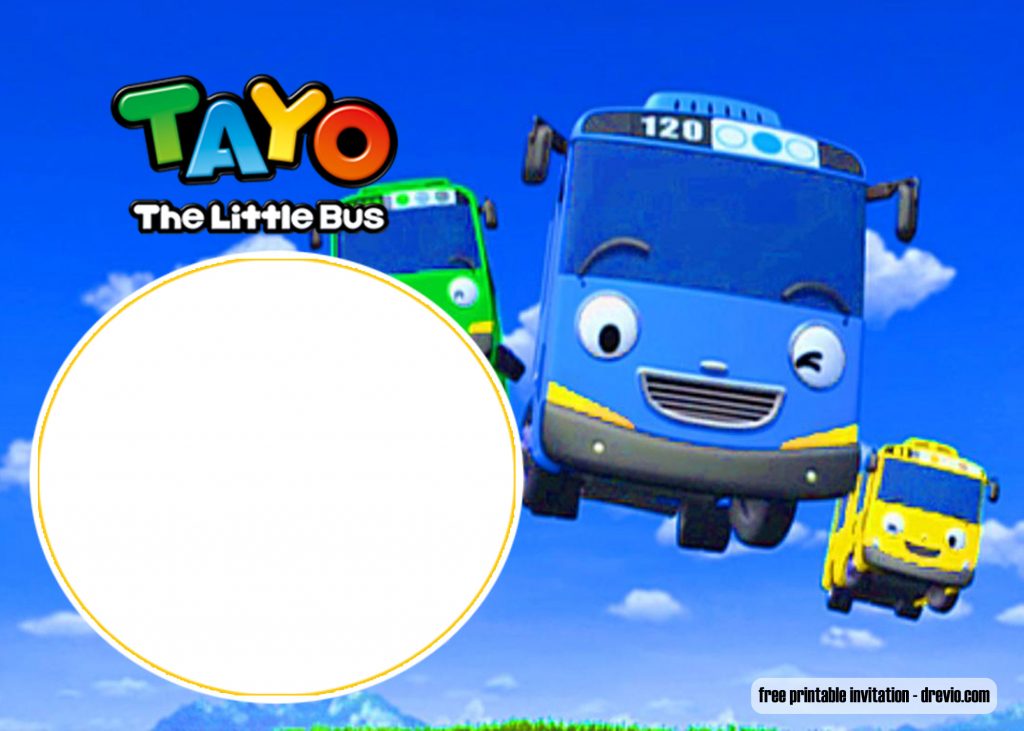 Tayo invitation template 4