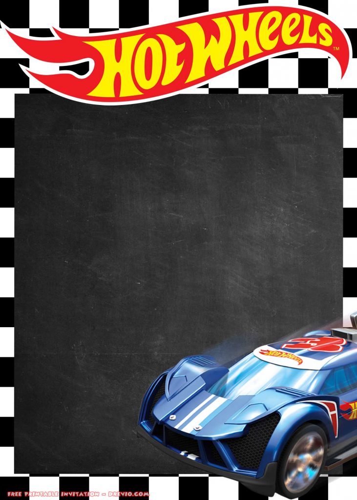 FREE Printable Hot Wheels Invitation Hot Wheels Model Car