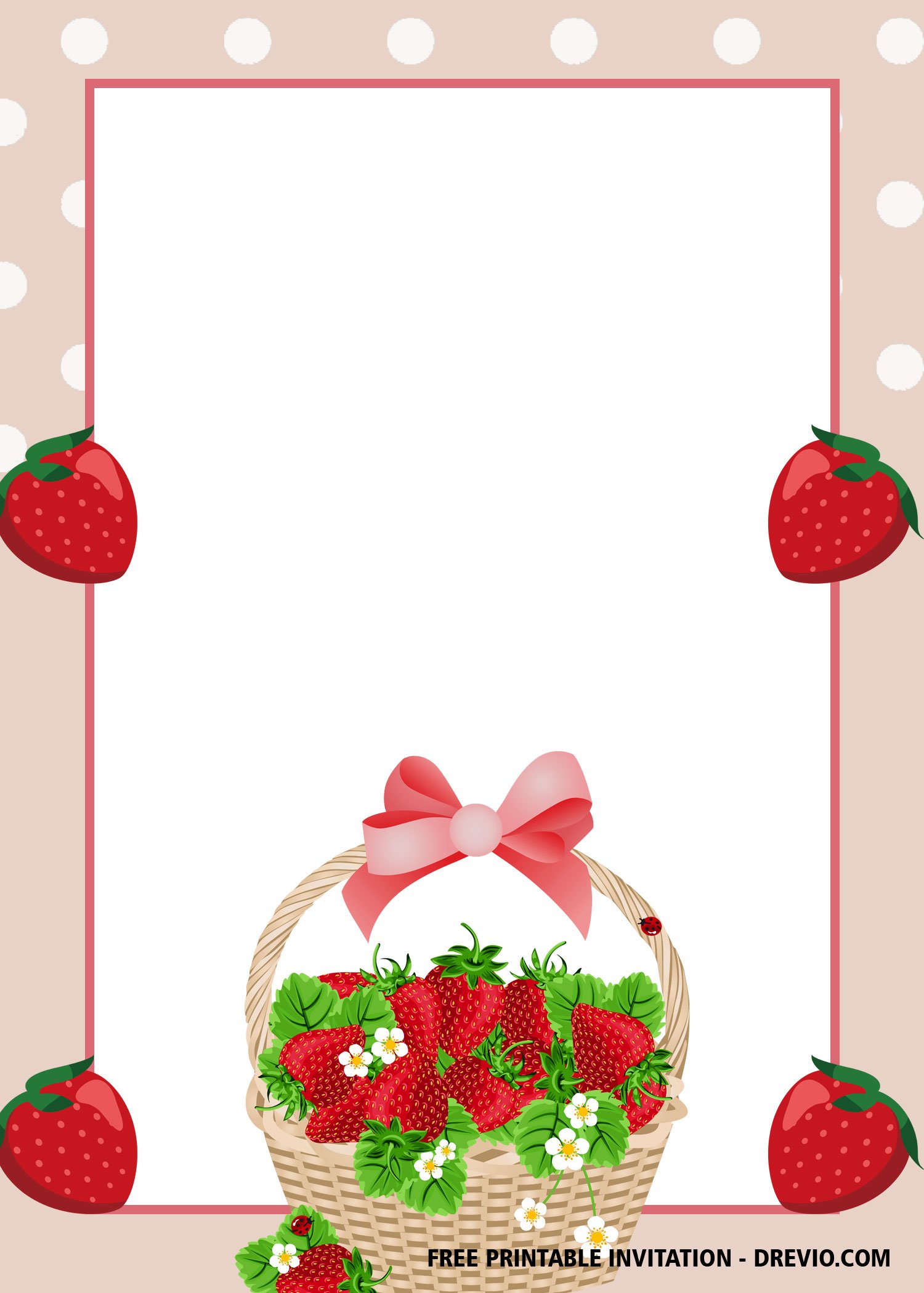 Strowberry invitations