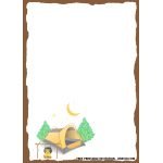 FREE Camping Watercolor Birthday Invitation Templates