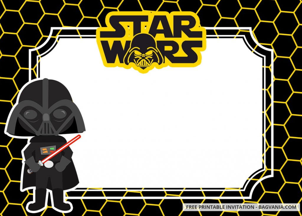 star wars birthday party invitations1