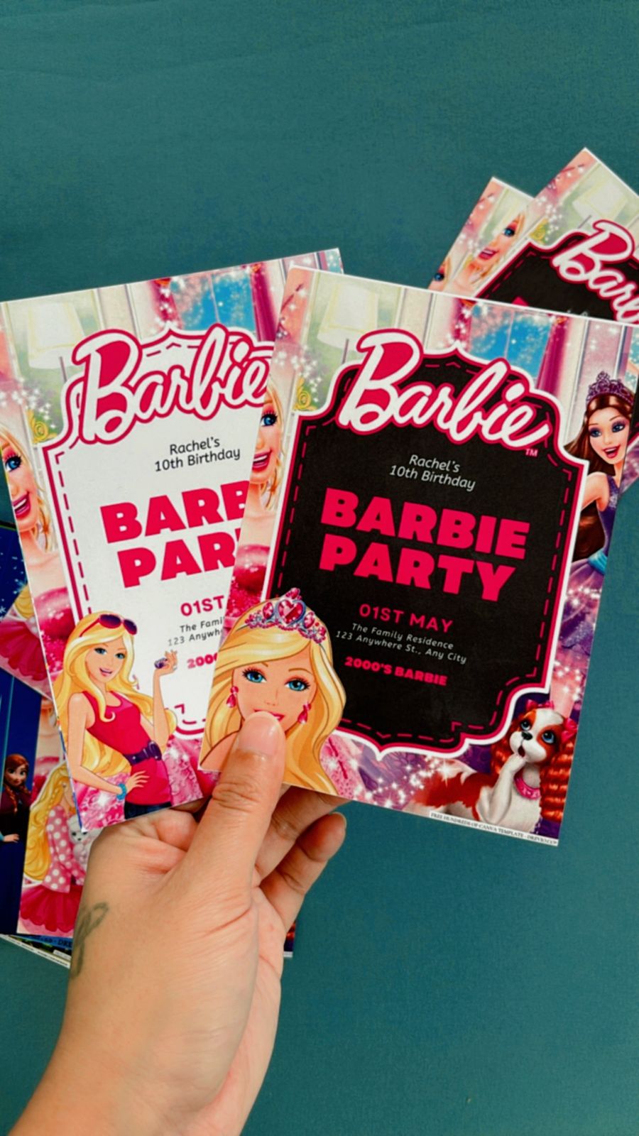 Barbie Birthday Invitations