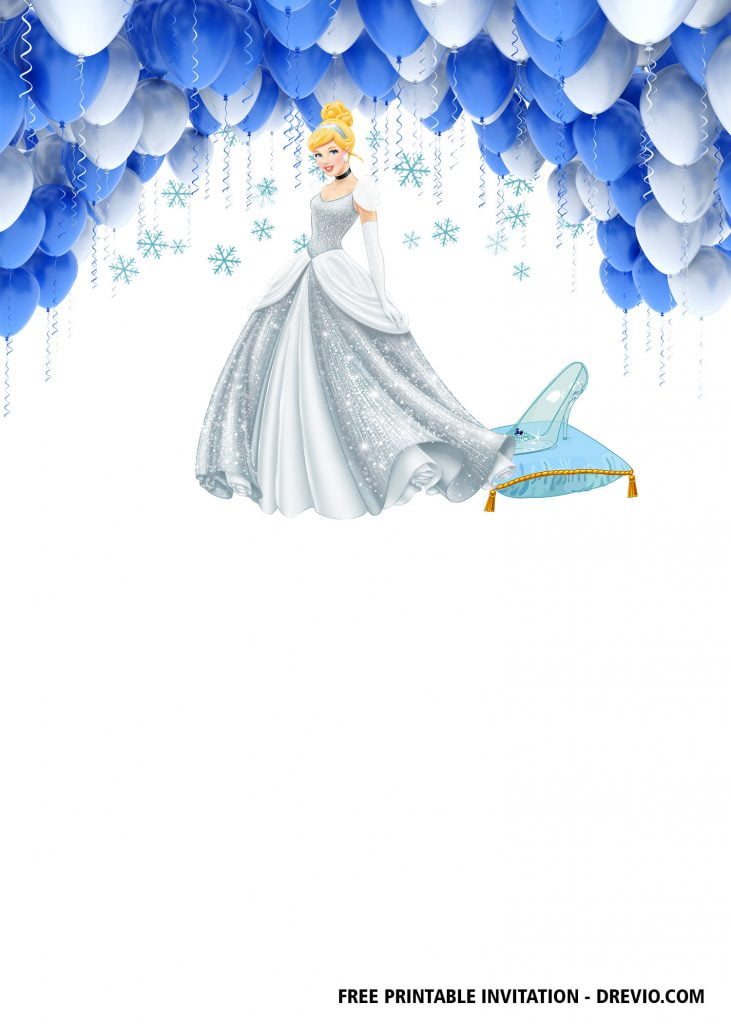 Cinderella Princess Cinderella Birthday Party Invitation 1