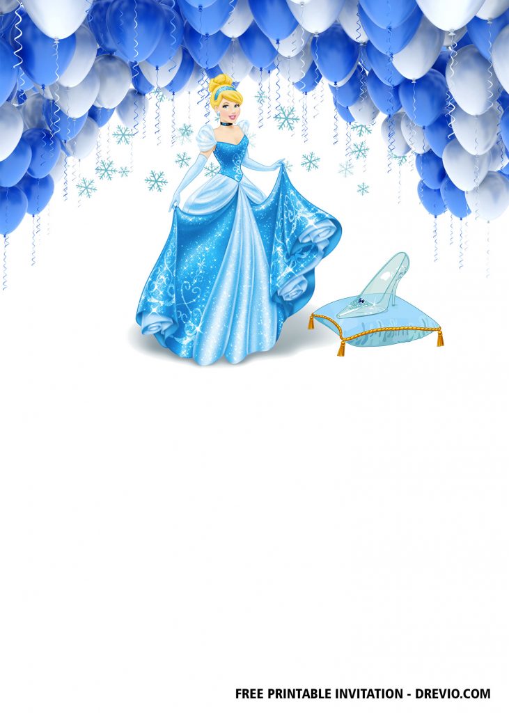 Cinderella Princess Cinderella Birthday Party Invitation 3