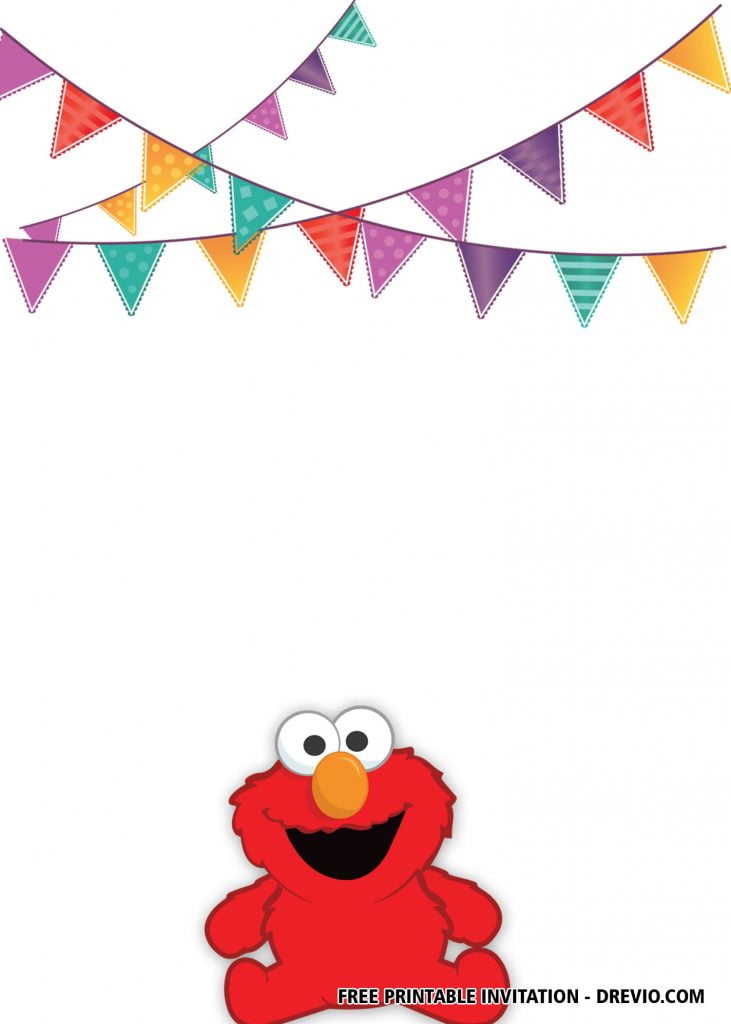 Elmo Invitation Sesame Street Invitation 4