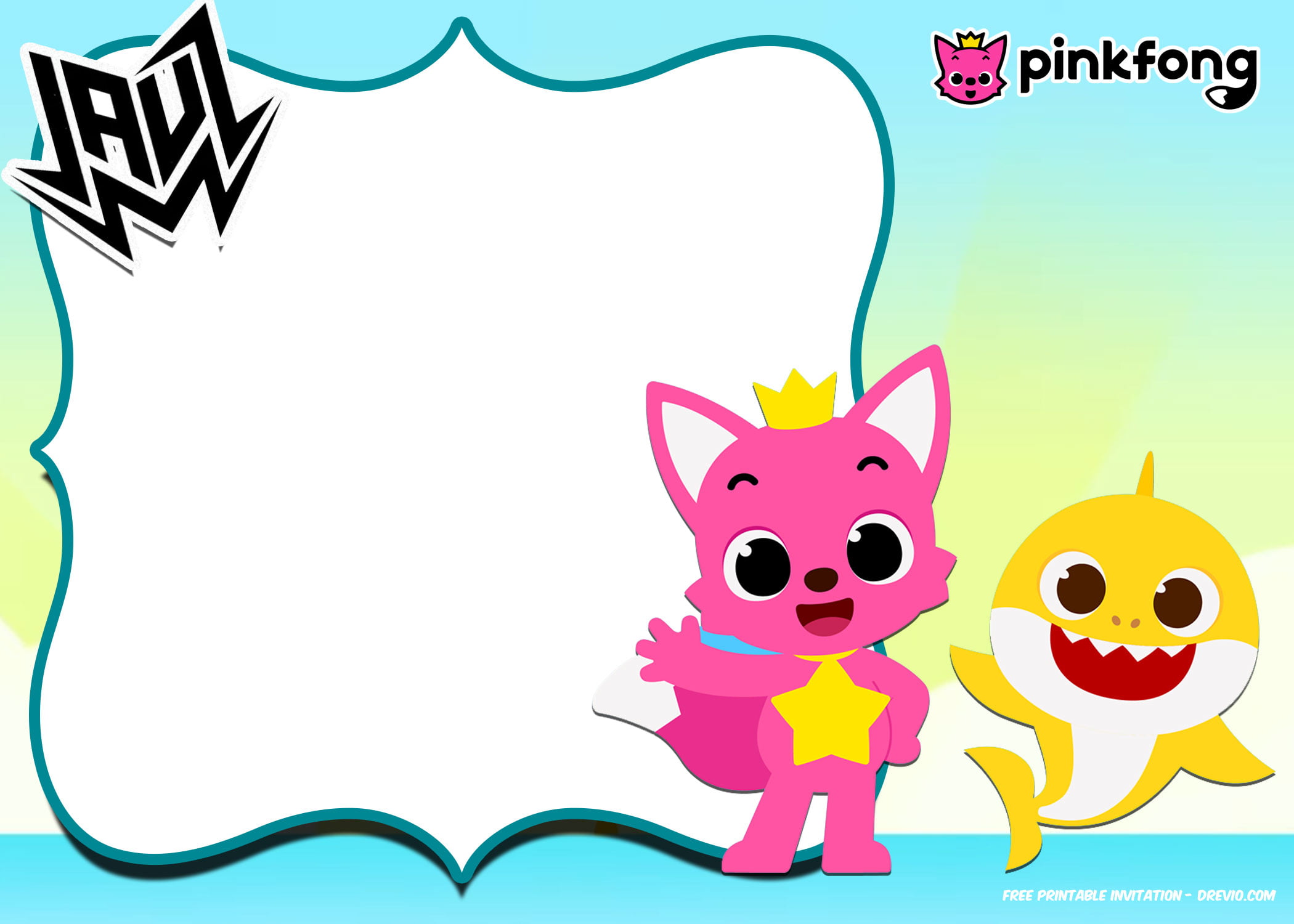 FREE-Printable-Baby-Shark-feat-JAUZ-Pinkfong-and-Baby-Shark-Invitation-Template