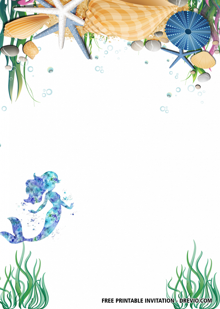Mermaid Invitation
