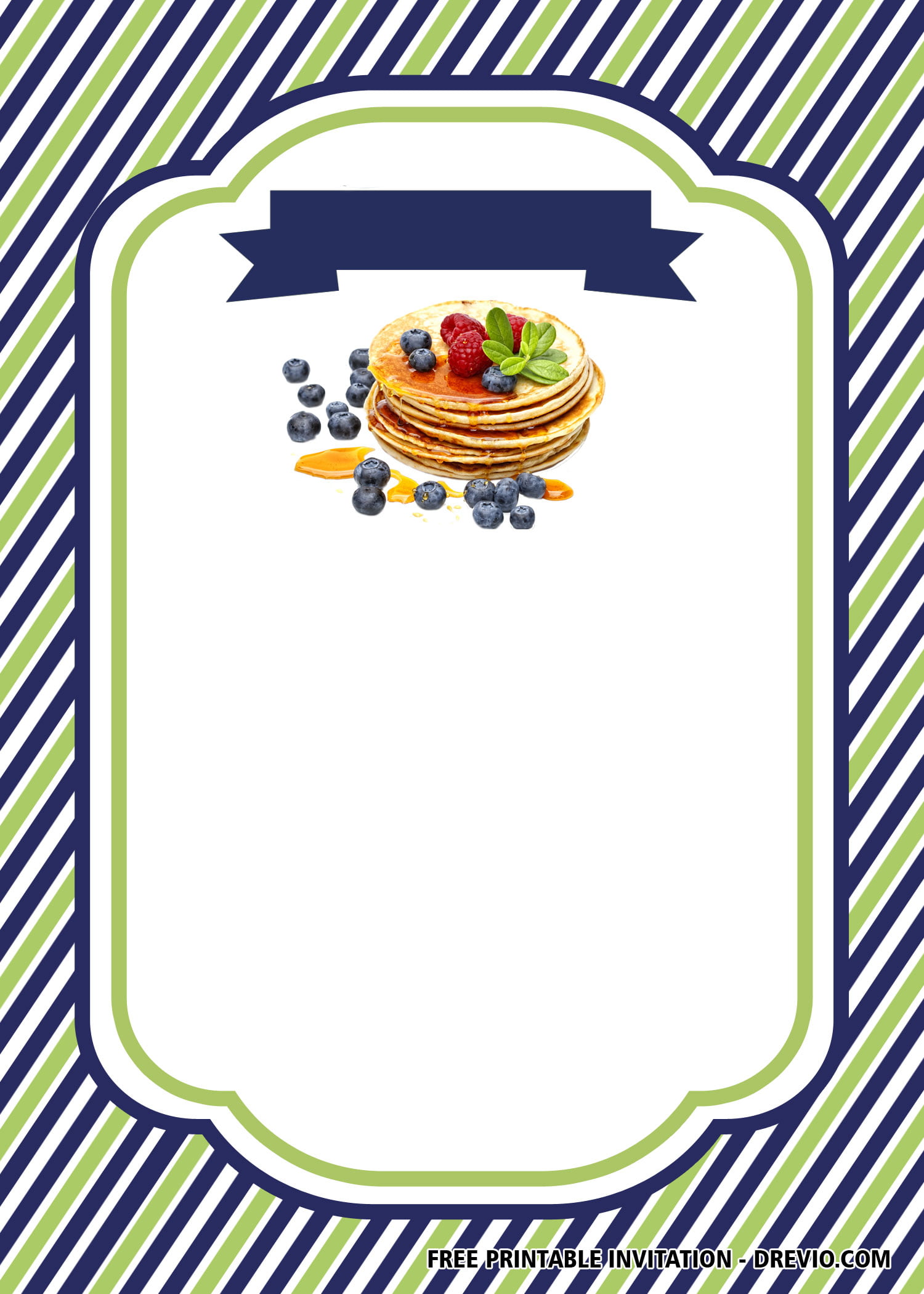 Pancakes and Pajamas Invitation 1
