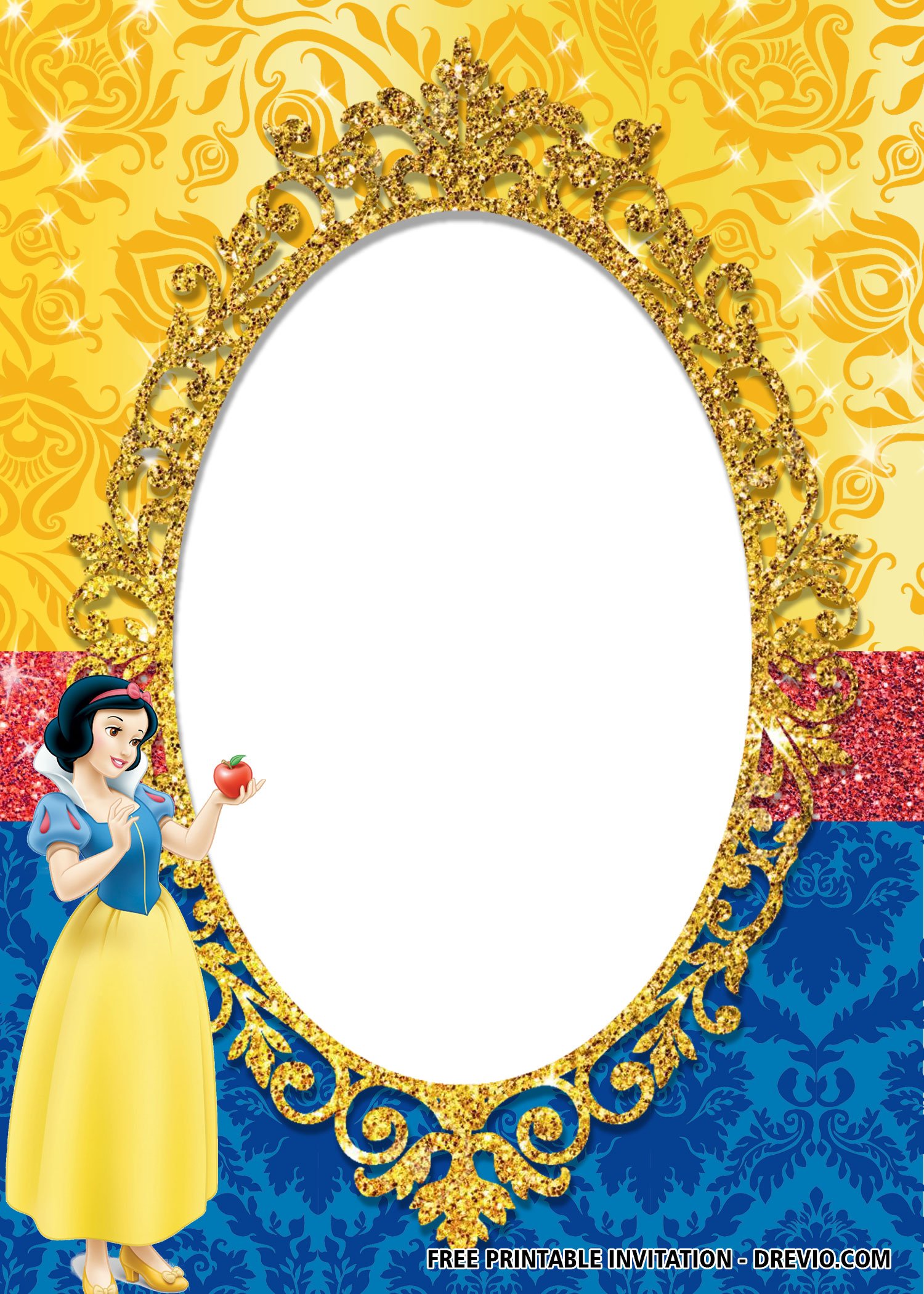 Snow White Invitation 2