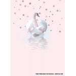 FREE Printable Swan Birthday Invitation Templates