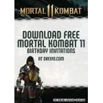 FREE Mortal Kombat 11 Game Invitation Templates