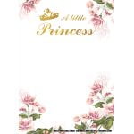 FREE Floral Princess Baby Shower: Get the Beautiful Invitation Card