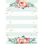 FREE Gold Confetti Baby Shower Invitation Templates