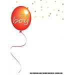 FREE It’s a Boy Balloon Baby Shower Invitation
