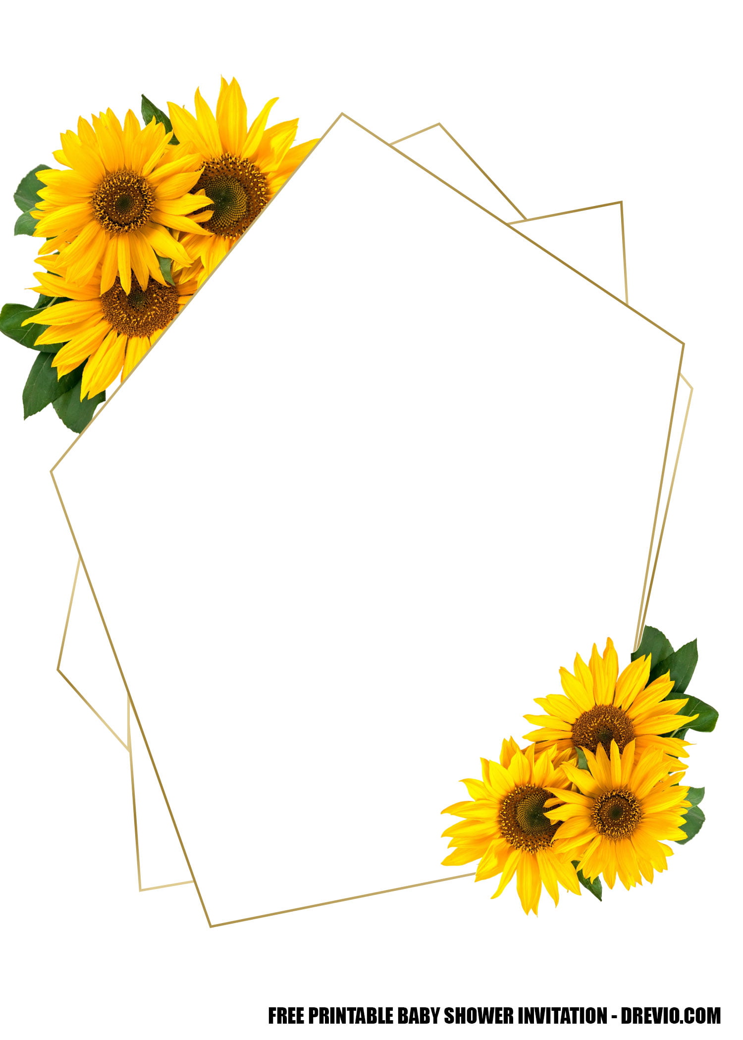 Oh Baby Sunflower Baby Shower