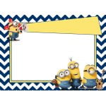 Free Printable All Minions Birthday Invitation Templates