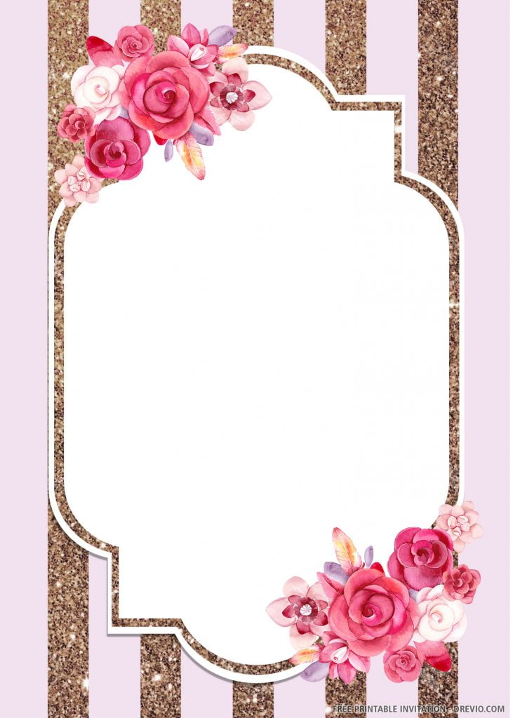Baby Shower Invitation Girl 1