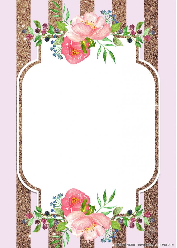 Baby Shower Invitation Girl 6