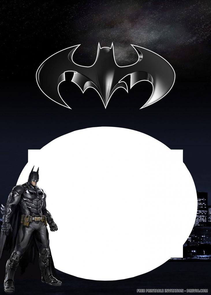 Batman Invitation 1