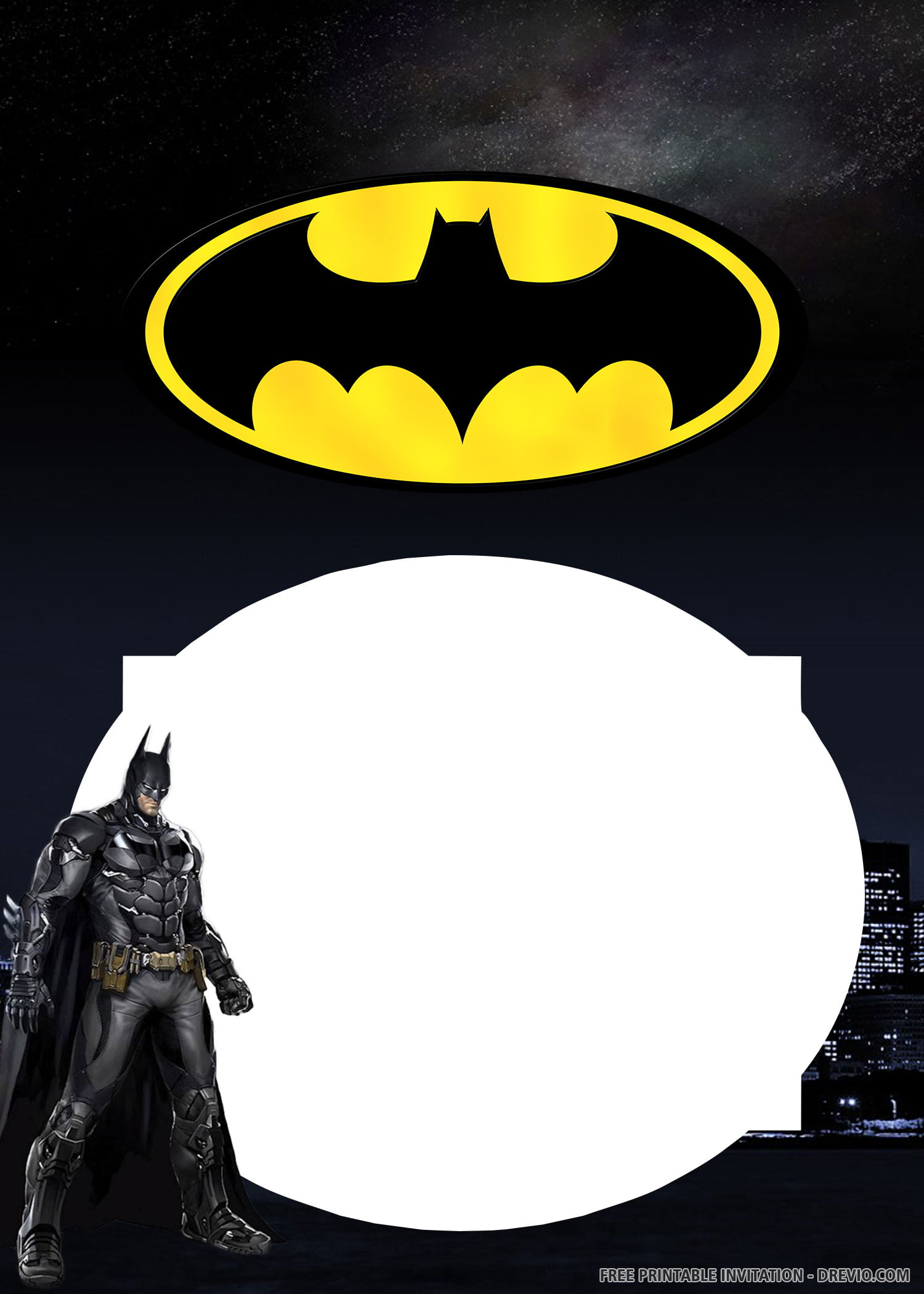 Batman Invitation