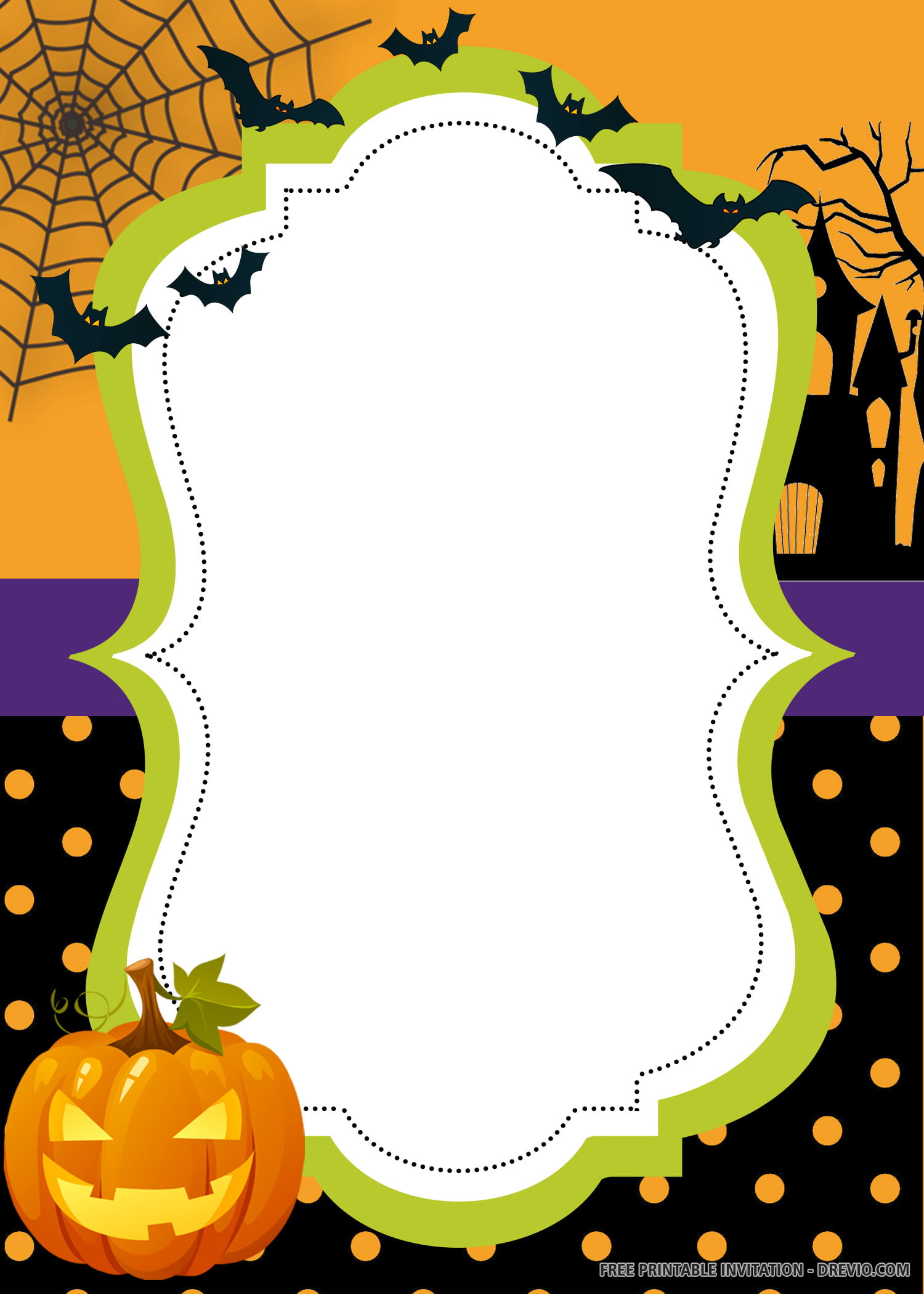 Childrens Halloween Invitations